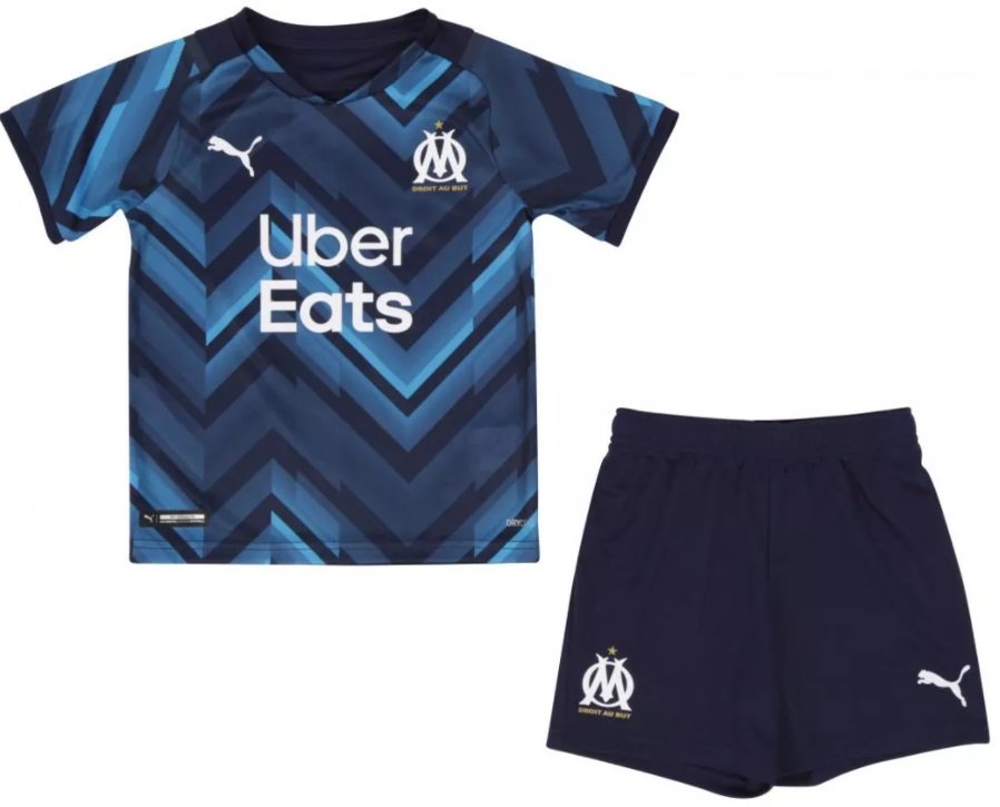Kit infantil II Olympique de Marseille 2021 2022 Puma oficial